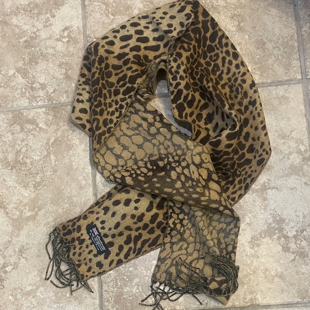 Leopard Print Scarf
